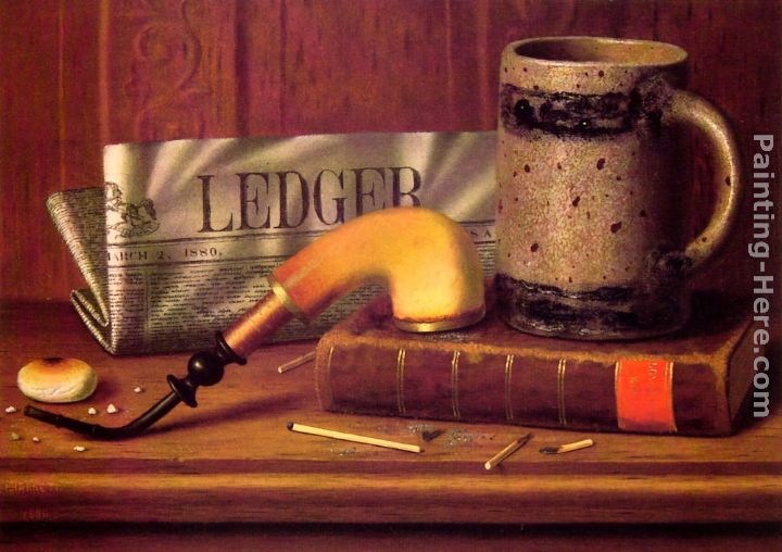 William Michael Harnett Philadelphia Public Ledger, March 2 1880